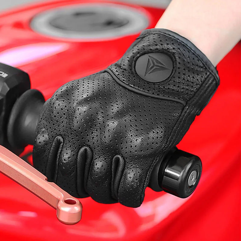 Motorcycle Gloves Men Women Moto Leather Gloves Cycling Winter Gloves Motorbike Motorcross ATV Motor Gloves Breathable Gloves