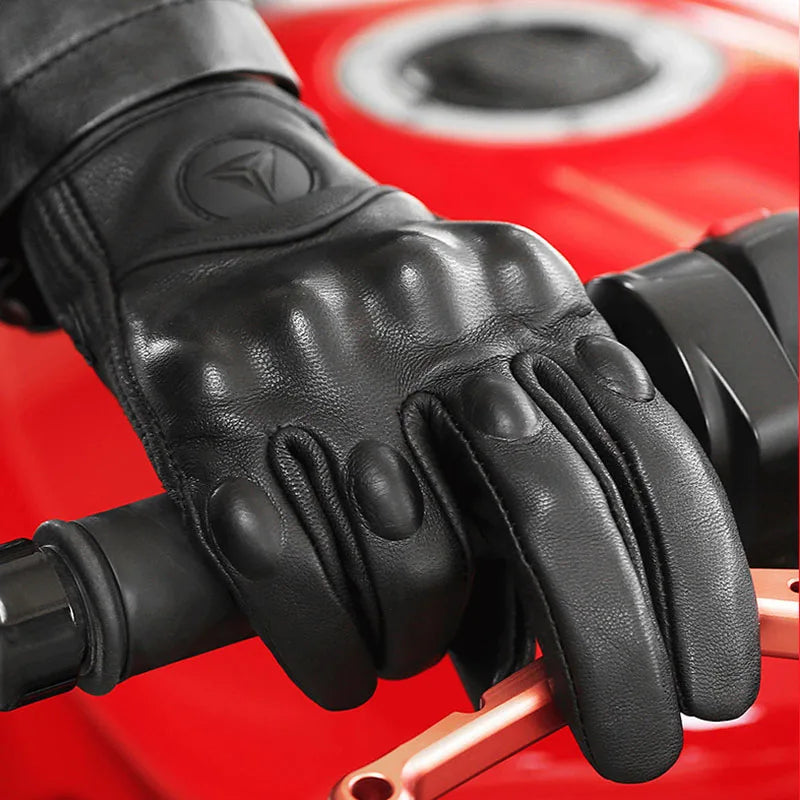 Motorcycle Gloves Men Women Moto Leather Gloves Cycling Winter Gloves Motorbike Motorcross ATV Motor Gloves Breathable Gloves