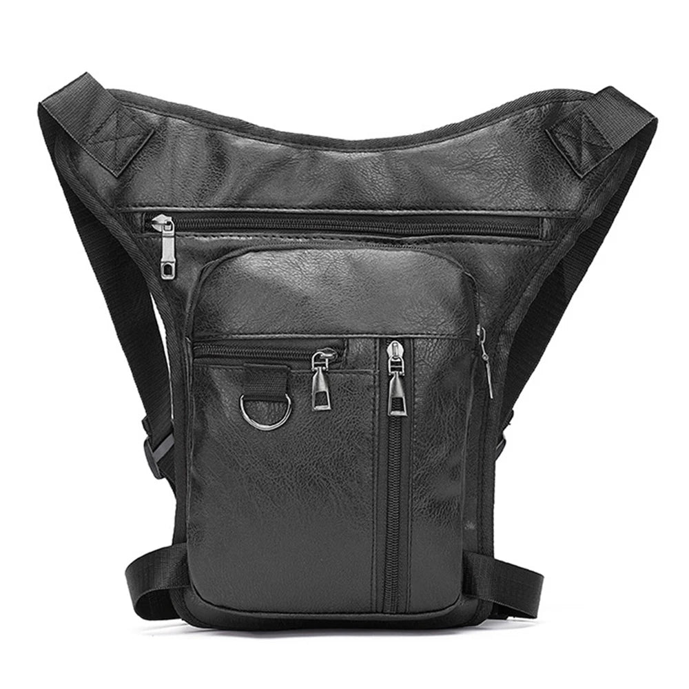 Vintage Pu Leather Drop Leg Bag Thigh Hip Bum Belt Leg Waist Bags Men Motorcycle Bag Belt Hip Bag 3 Color Motocross Leg Bag
