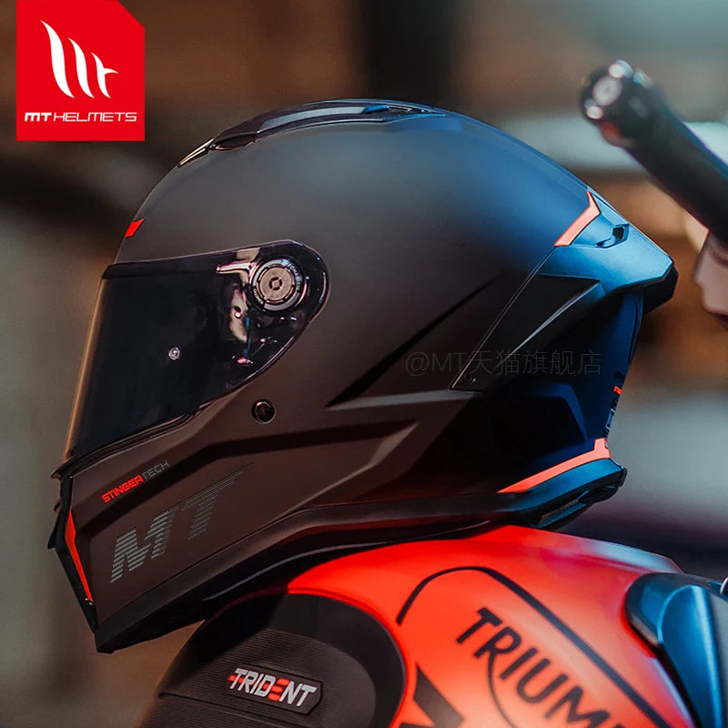 2025 MT Stinger 2 Motorcycle Helmet Full Face Dual Lens Helmet ECE DOT Certification Men Off-road Racing Casco Para Moto