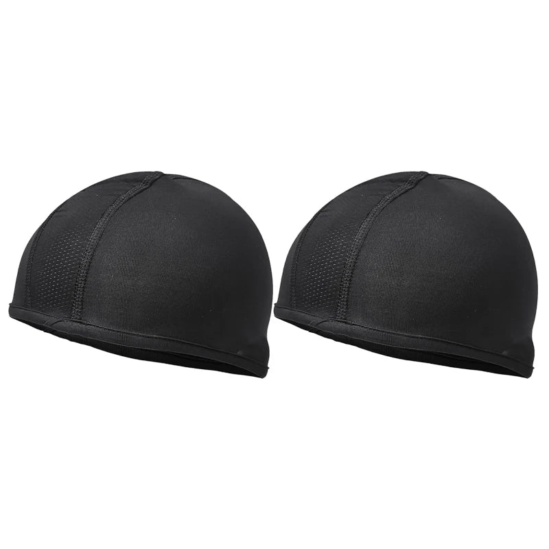 Helmet Inner Cooling Cap Sweat Wicking Skull Cap Under Helmet Beanie for Motorcycle Riding Outdoor Sports Breathable Headwear