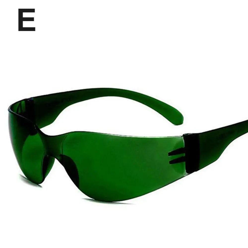 PC Safety Glasses UV-protection Motorcycle Goggles Dust Wind Splash Proof Impact Resistance Eyewear for Riding Cycling Camping