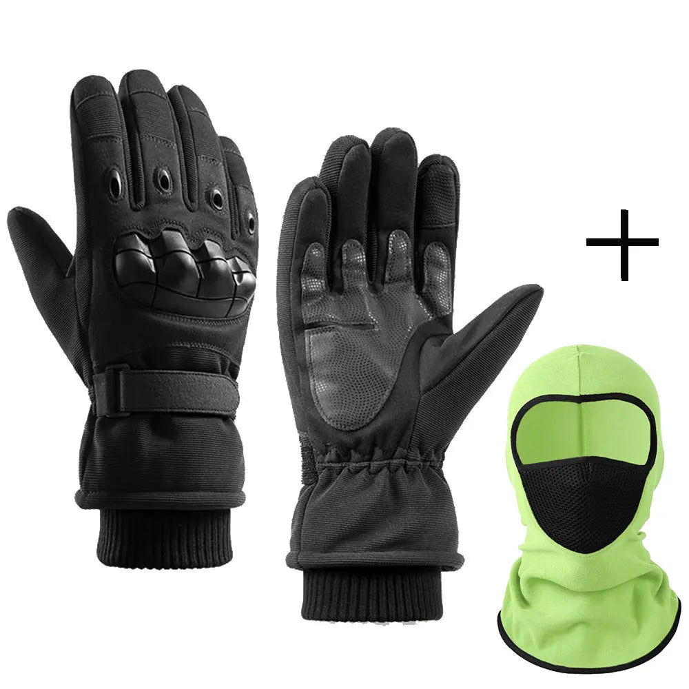 Winter Warm Motorcycle Gloves Full Finger Touch Screen Guantes Moto Outdoor Sport Motorbike Riding Gloves Motorcycle Equipment
