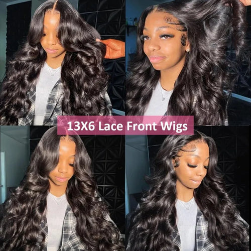 40 Inch Body Wave Human Hair Wigs 13x6 Hd Lace Frontal Wig Brazilian Pre Plucked Lace For Women 13x4 Lace Front Wigs 250 Density