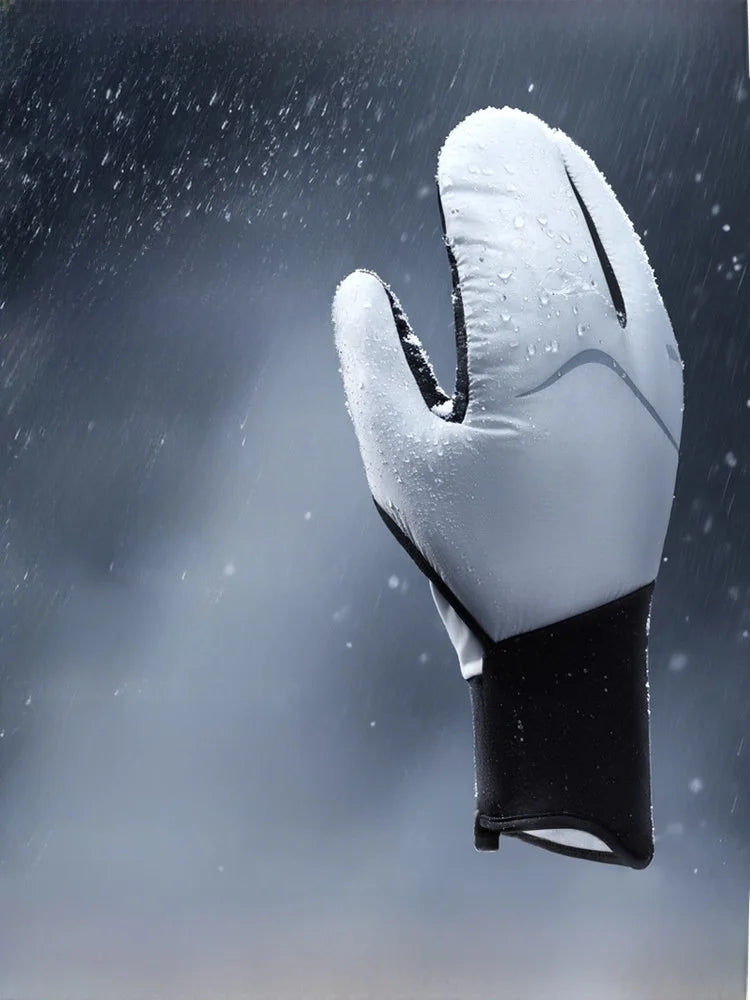 Thickened Fleece Touchscreen Gloves Warm Windproof Outdoor Cycling Motorcycle Riding Men Women Winter Waterproof Gloves
