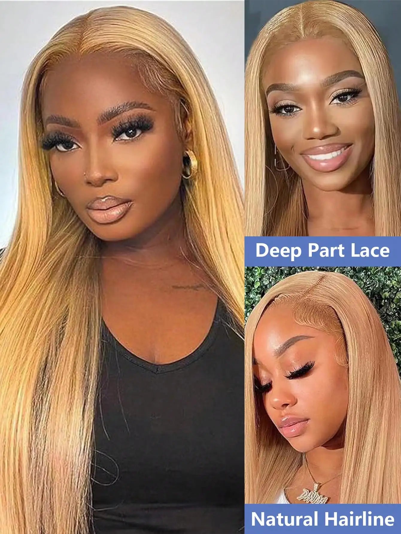 Highlight Ombre Bone Straight Wigs 13x6 Lace Frontal Wig Human Hair Blonde 40 Inch 13x4 Lace Front Human Hair Wig For Women
