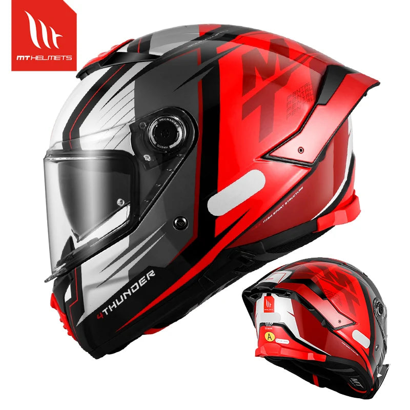 High quality MT Thunder 4 SV helmet motorcycle helmet new full face covered off-road helmet men's four season riding equipment