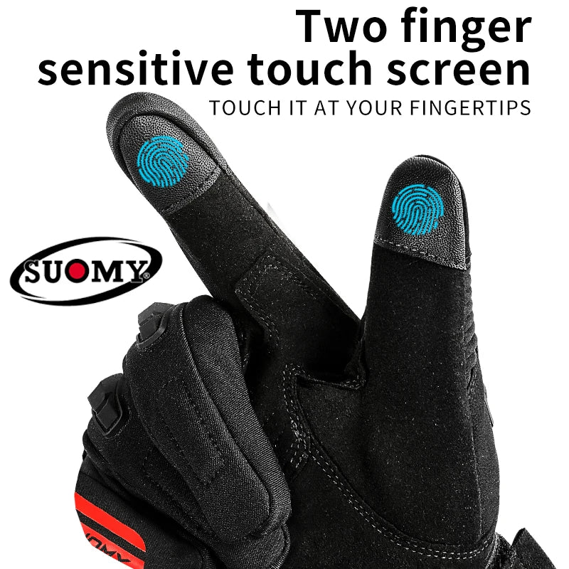 Winter Motorcycle Gloves Men Women Waterproof Warm Motocross Motorbike Racing Riding Protective Cold Weather Gear S-XXL
