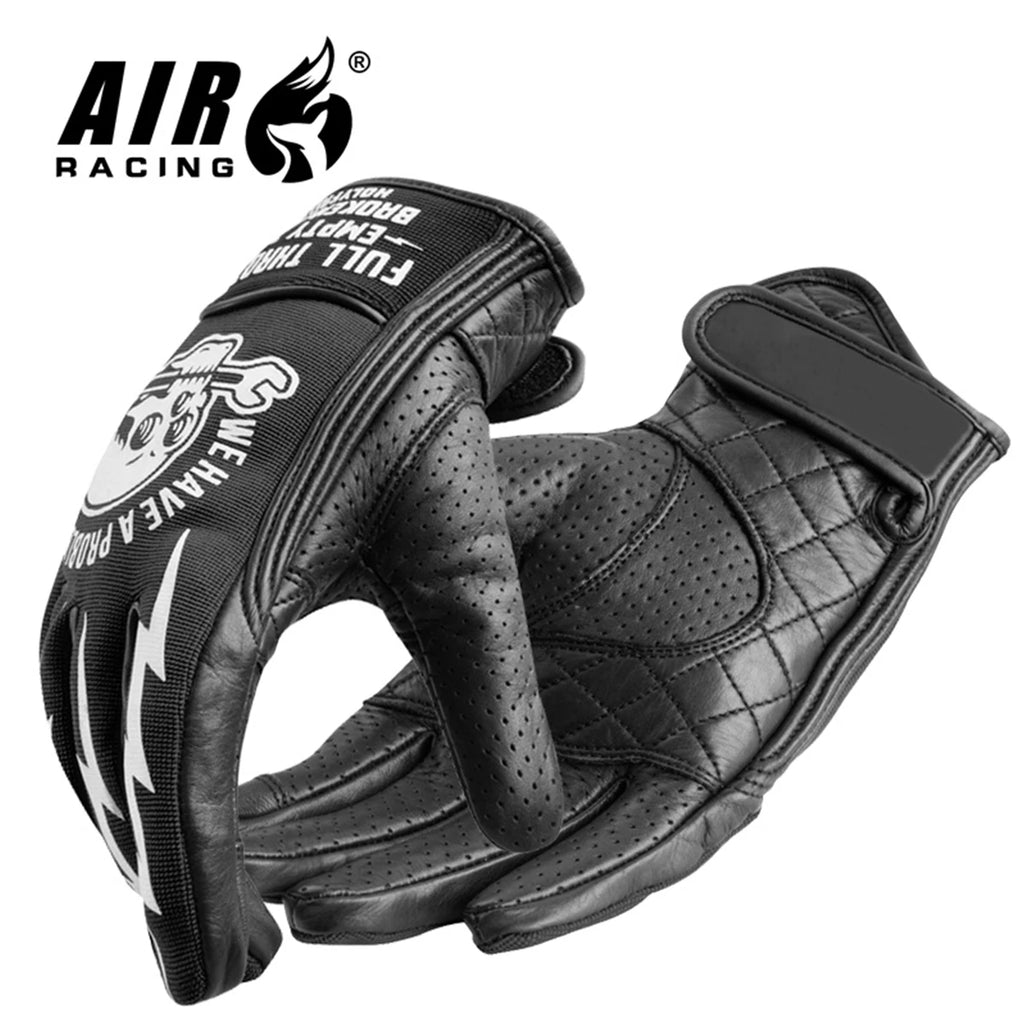 Motorcycle Gloves Motorcycle Gloves Racing Long Hard Shell Leather Riding Gloves Thick Breathable Gloves