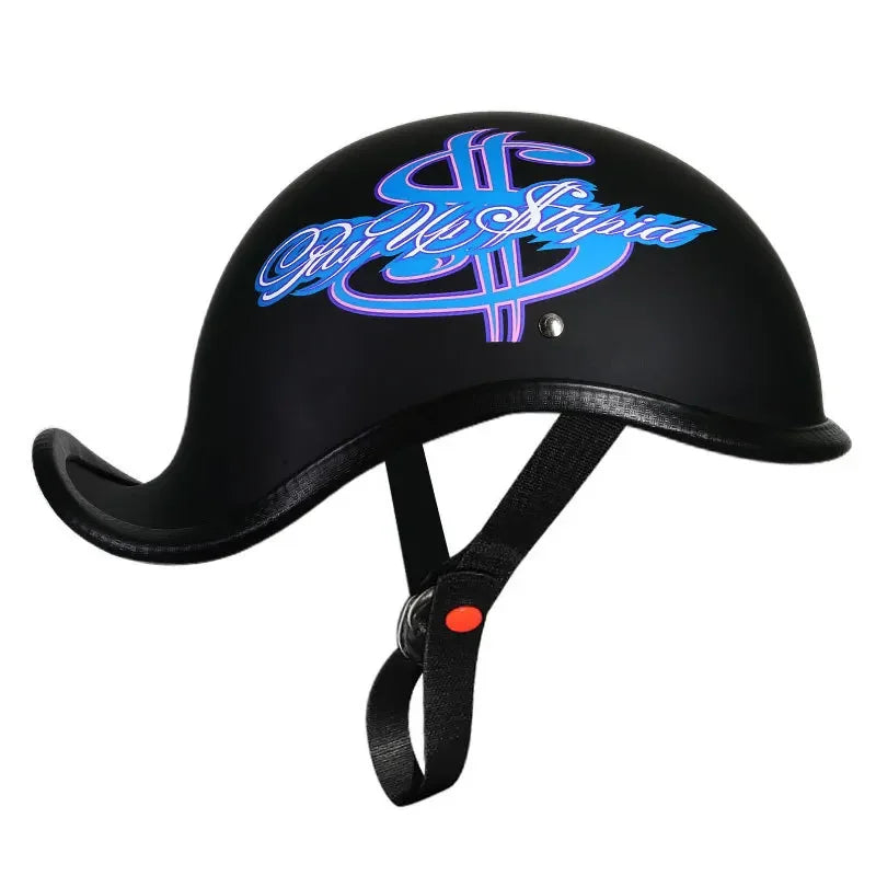 Retro Motorcycle Half Helmet Fashion Bailer for Scooter Safety Helm Spring Summer Capacetes De Moto