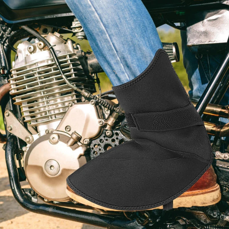 1pc Windproof Ankle Protector Warm Leg Covers Waterproof Cold Proof Foot Gear For Motorcycle Riding Skiing Outdoor Winter Sports