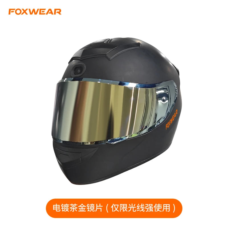 AI Intelligence Motorcycle Helmet with Camera and Bluetooth Headset Full Face Helmet Men Women Cascos Para Moto Four Seasons DOT