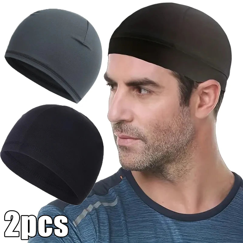 1/3pcs Motorcycle Helmet Inner Cap Hat Quick Dry Breathable Hat Racing Cap Under Helmet Beanie Cap Motocross Motor Helmet Hat