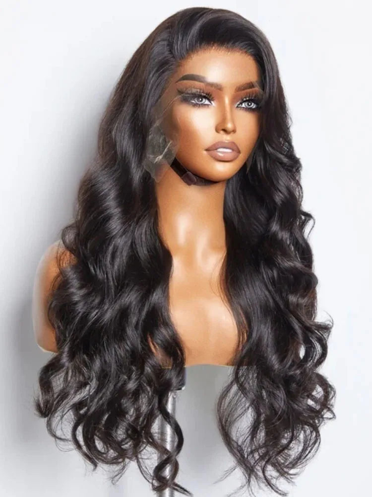 200％ Density Body Wave Lace Front Wigs Human Hair Pre Plucked 13x4 HD Lace Frontal Wigs for Women Glueless Wigs Brazilian Virgin