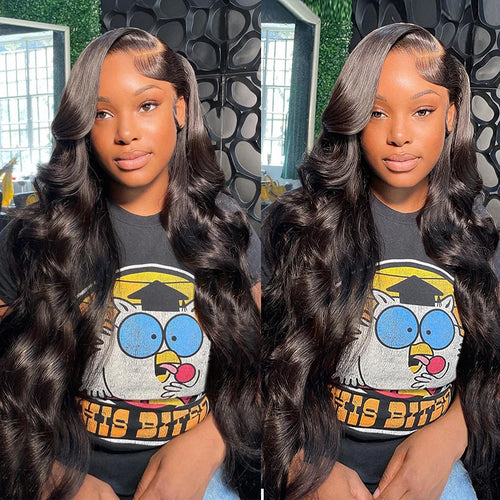 40 Inch 13x4 13x6 HD Body Wave Lace Front Wig Pre Plucked Loose Wave Lace Frontal Wig Water Wave Human Hair Wigs For Black Women