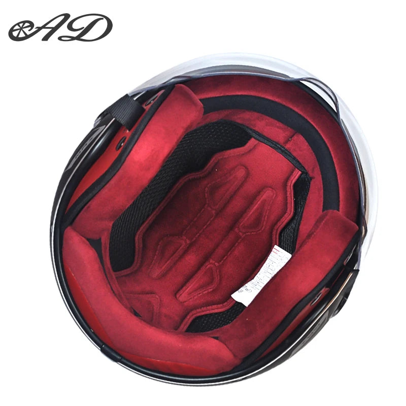 High Quality New electric helmet for men and women four seasons general safety helmet autumn and winter warm motorcycle helmet
