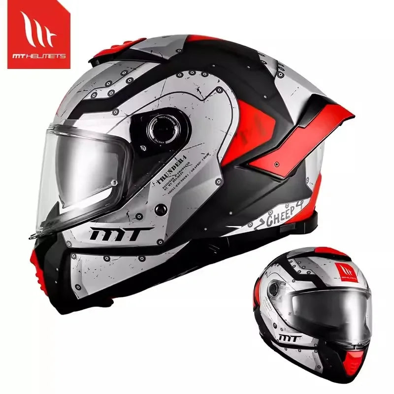 High quality MT Thunder 4 SV helmet motorcycle helmet new full face covered off-road helmet men's four season riding equipment