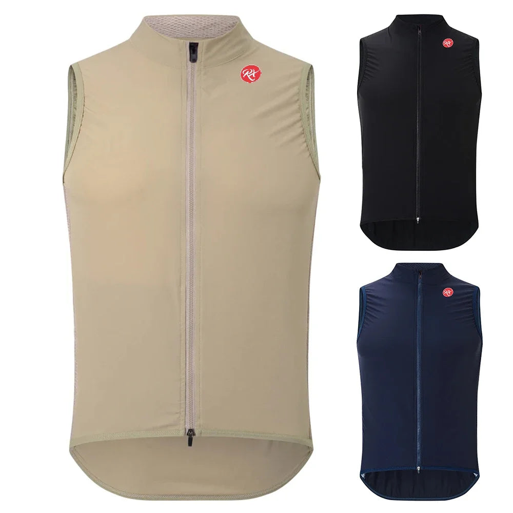Rx Back Sleeveless Mesh Ciclismo Bike Bicycle Undershirt Jersey Ultrathin Windproof Cycling Clothing Gilet Motorcycle Vest