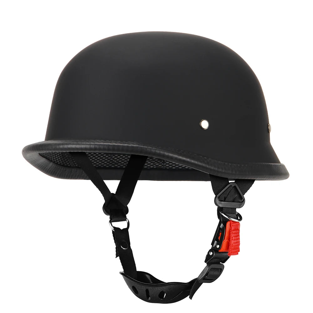 DOT Certification Motorcycle Half Helmet Anti-fall And Sun Cap Motorbike Helmet Fashion Vintage Moto Riding Safety Helmets S-2XL