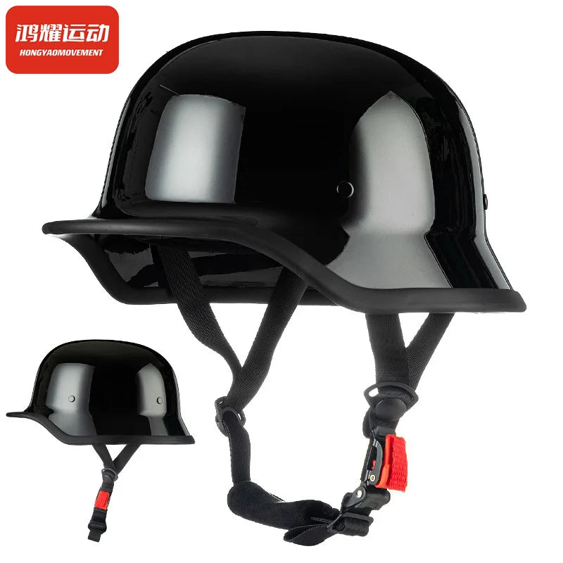 Retro German Vintage Motorcycle Half Face Helmet Capacete De Moto Casco Moto Vintage Motorbike Accessory Capacetes de Moto
