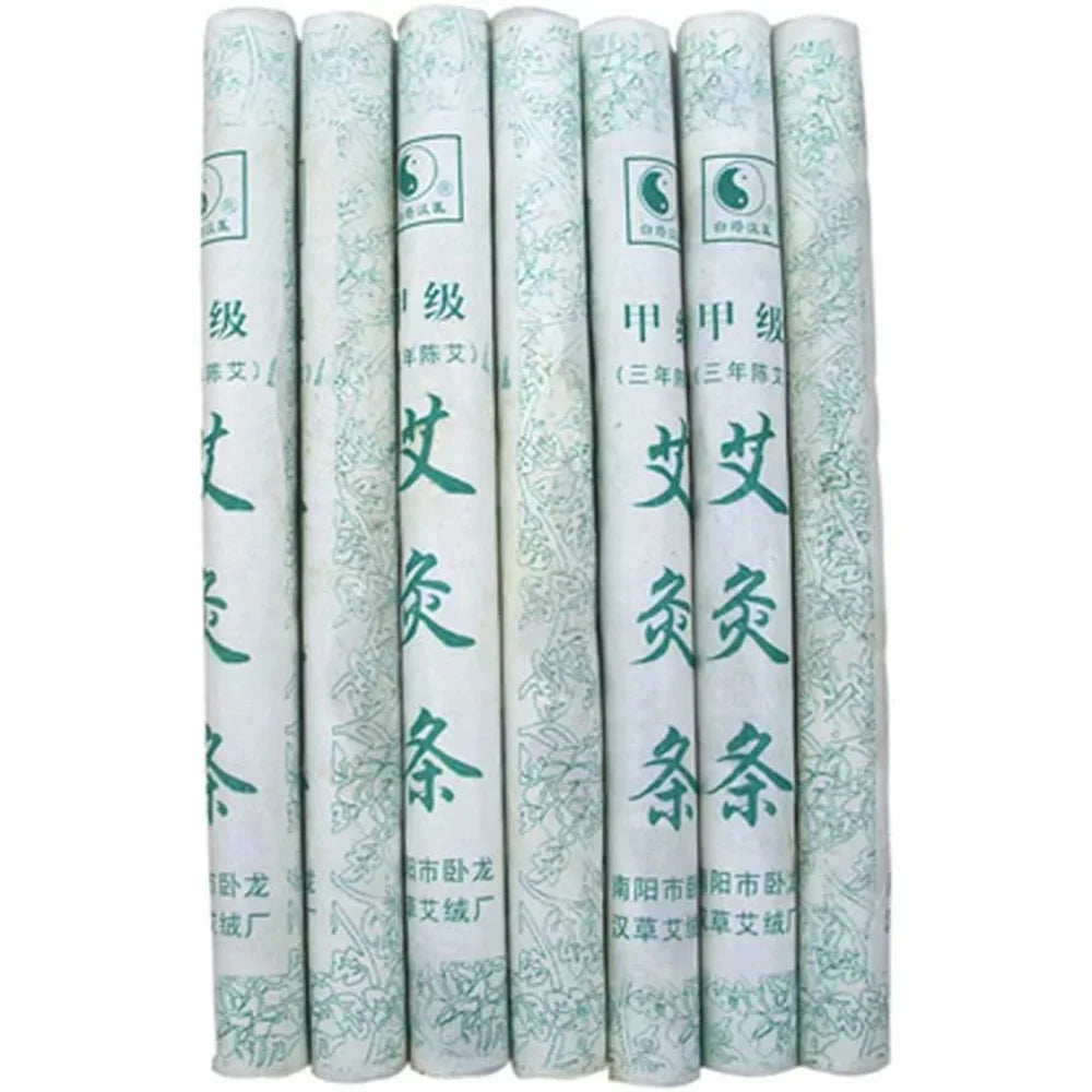 Moxa Rolls Pure Wormwood Traditional Moxa Therapy Chinese Hierbas Medicinale Moxibustion Stick Warm Meridian Massage Health Care