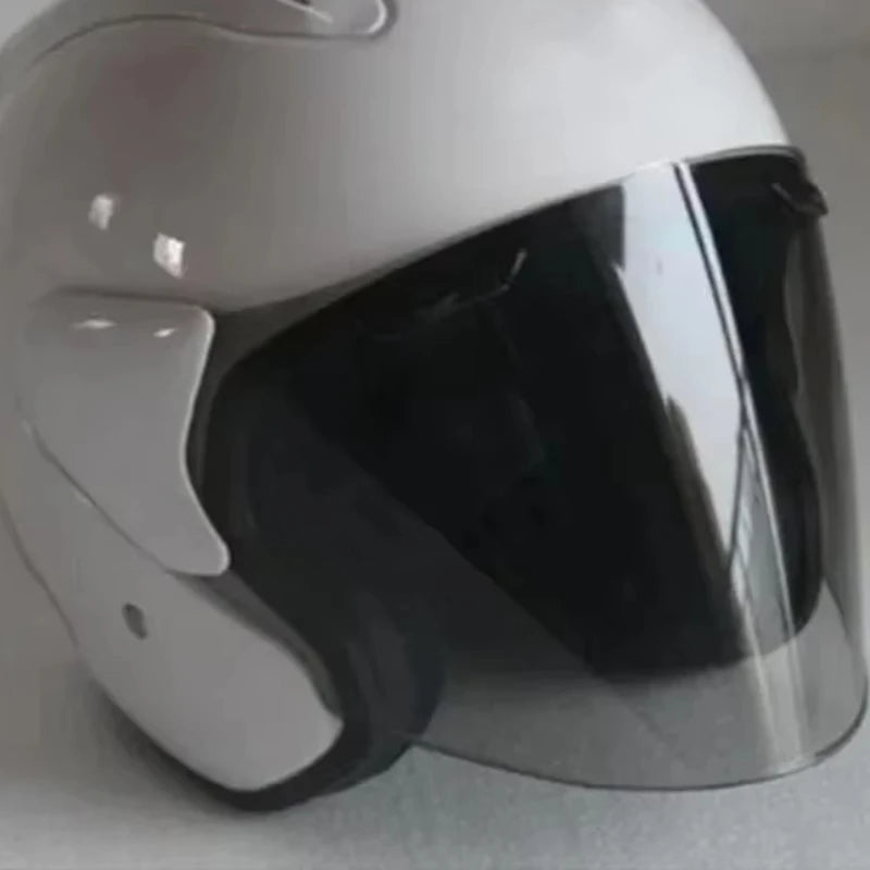 Ram3 Bright White Half Helmet Men and Women Motorcycle Off-Road Summer Helmet Downhill Racing Mountain Cross Casco Capacete