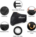 Motorcycle cover, sun protection and rain cover