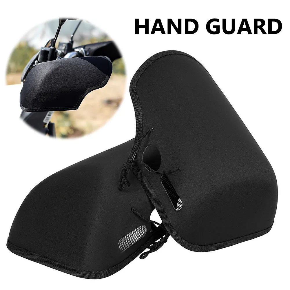 1 Pair Motorcycle Grip Handlebar Muffs Windproof Sun Protection Breathable Handguards Riding Gloves for Summer