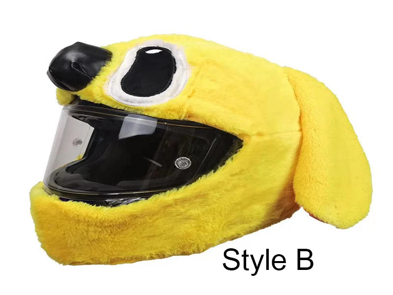 Motorcycle Helmet Cover Accessories Christmas Plush Motocross Full Face Off Road Helmet Decoration Helm Unisex Cosplay Styling