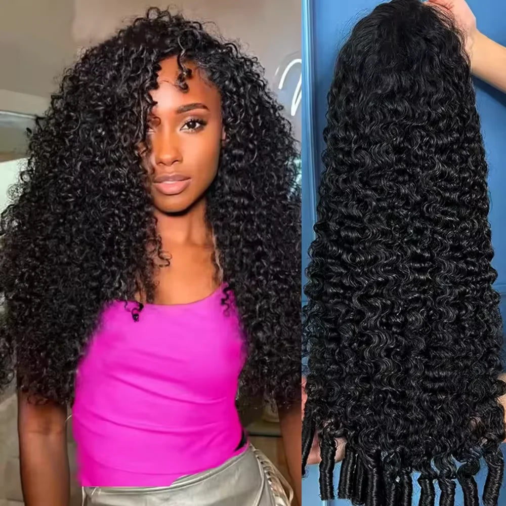 220 Density Hd Lace Wig 13x6 Human Hair Burmese Curly Hair Wig Pre Plucked Brazilian 16A Burmese Virgin Human Hair Wig For Women
