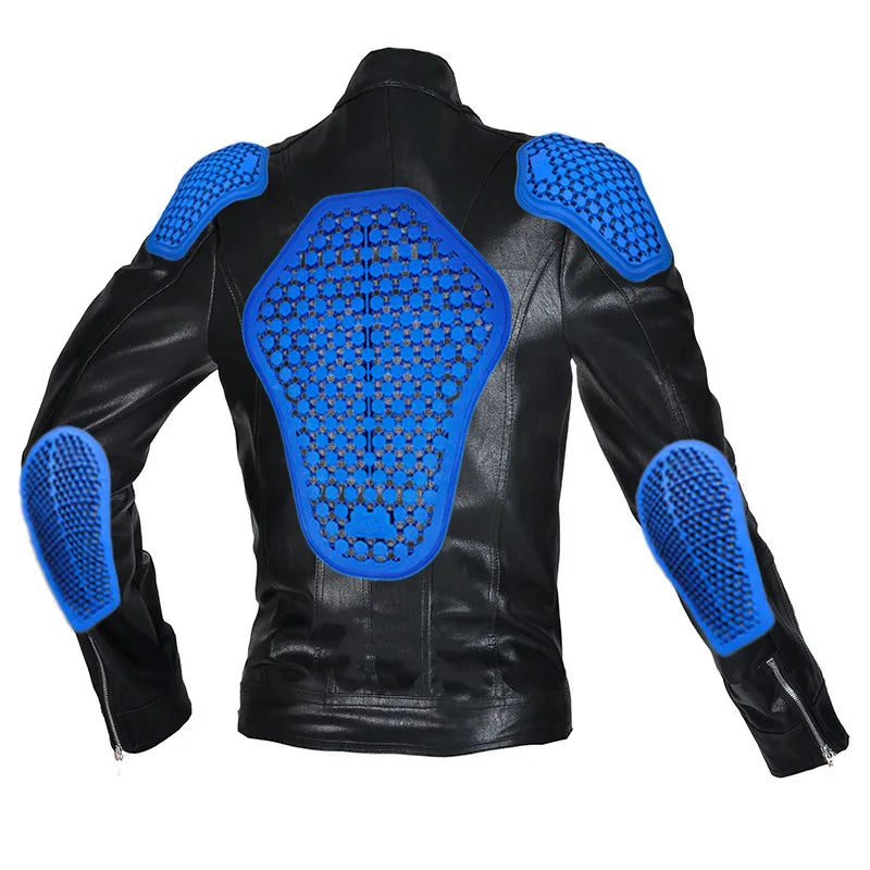 Motorcycle Riding Clothing Four-season Motorcycle Retro Casual Jacket Leather Jacket Female Rider Windproof And Anti-drop Jacket