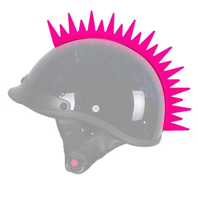 Universal Rubber Dirt Biker Motocross Mohawk Biker Helmet Mohawks Spikes Motorcycle Helmet Mohawk Sticker Decoration Accessories