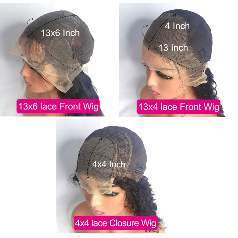 Chocolate Brown Body Wave Lace Front Wig Transparent 13x4 13x6 HD Lace Frontal Wigs 4x4 5x5 lace closure Colored Human Hair Wigs