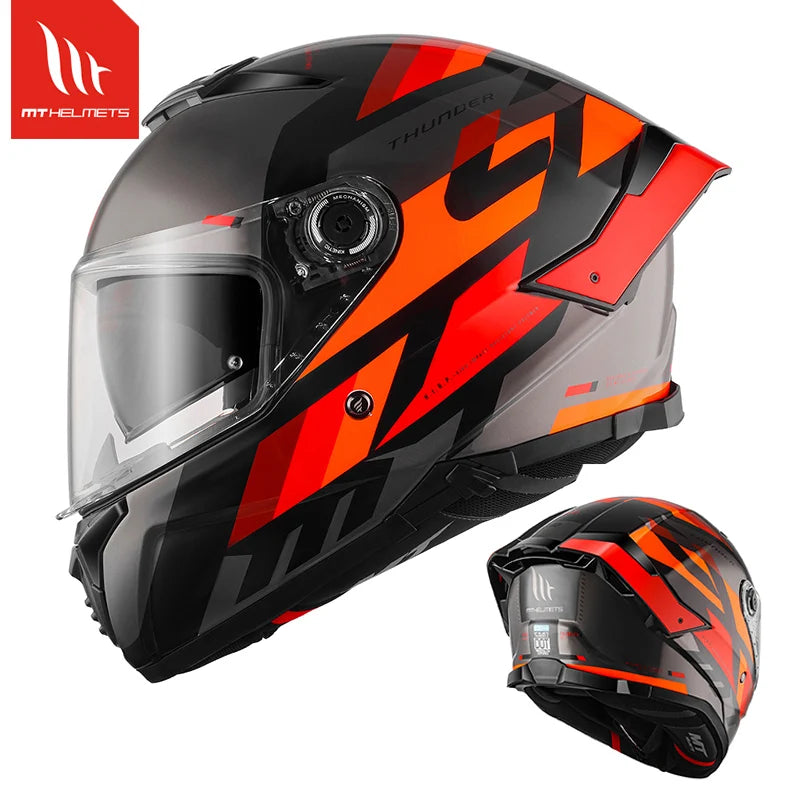 High quality MT Thunder 4 SV helmet motorcycle helmet new full face covered off-road helmet men's four season riding equipment