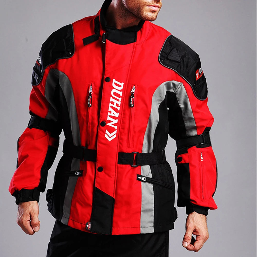 M-2XL Windproof Biker Coat Anti-fall Motorcycle Protection Equipment Wear-resistant Motocross Jacket Men's Motor Clothing