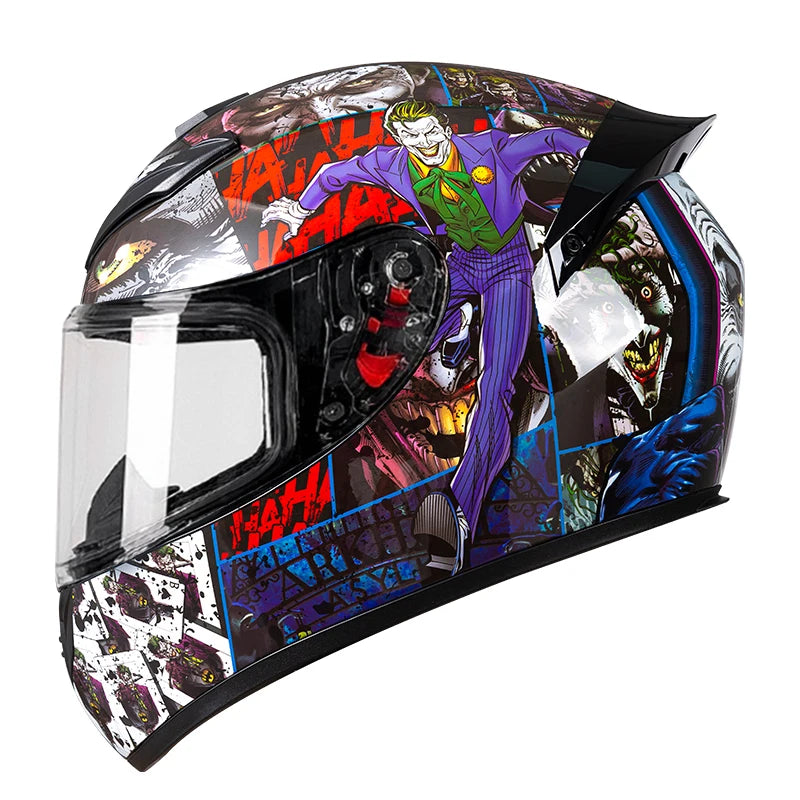 Unisex Full Face Motorcycle Helmet DOT Certified Safety Cap for Motobike Scooter Casco Moto Modular Helmet