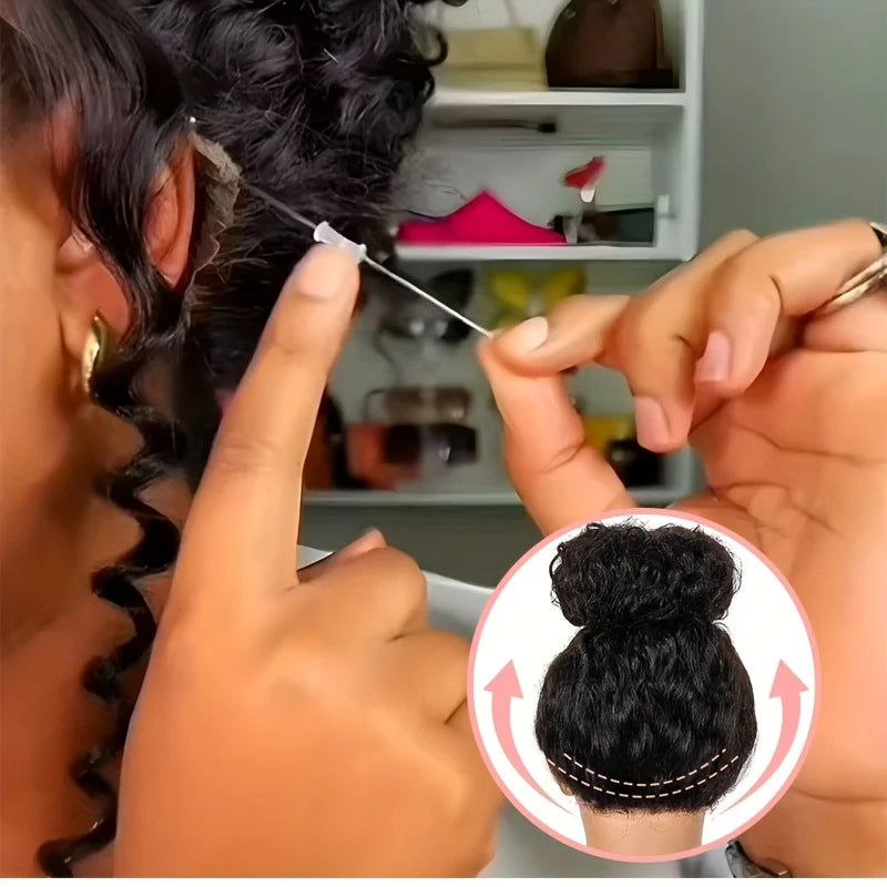 220%Density Human Hair Deep Wave 13x4 13x6 Lace Frontal with Pre-Plucked Hairline Women's 360 HD Lace Front Glueless Curly Wig