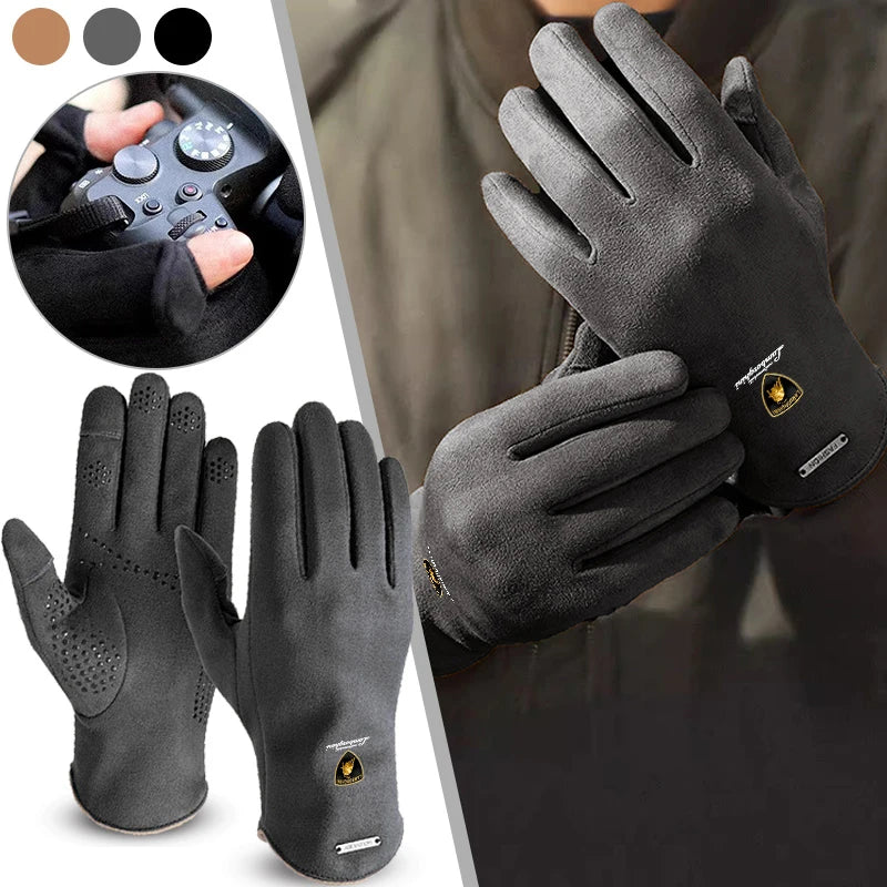 StickerWarm Driving Motorcycle Riding Anti-slip Flip Cover Gloves For Lamborghini LP570 LP610 Urus LP700 LP770 GallardoAventador