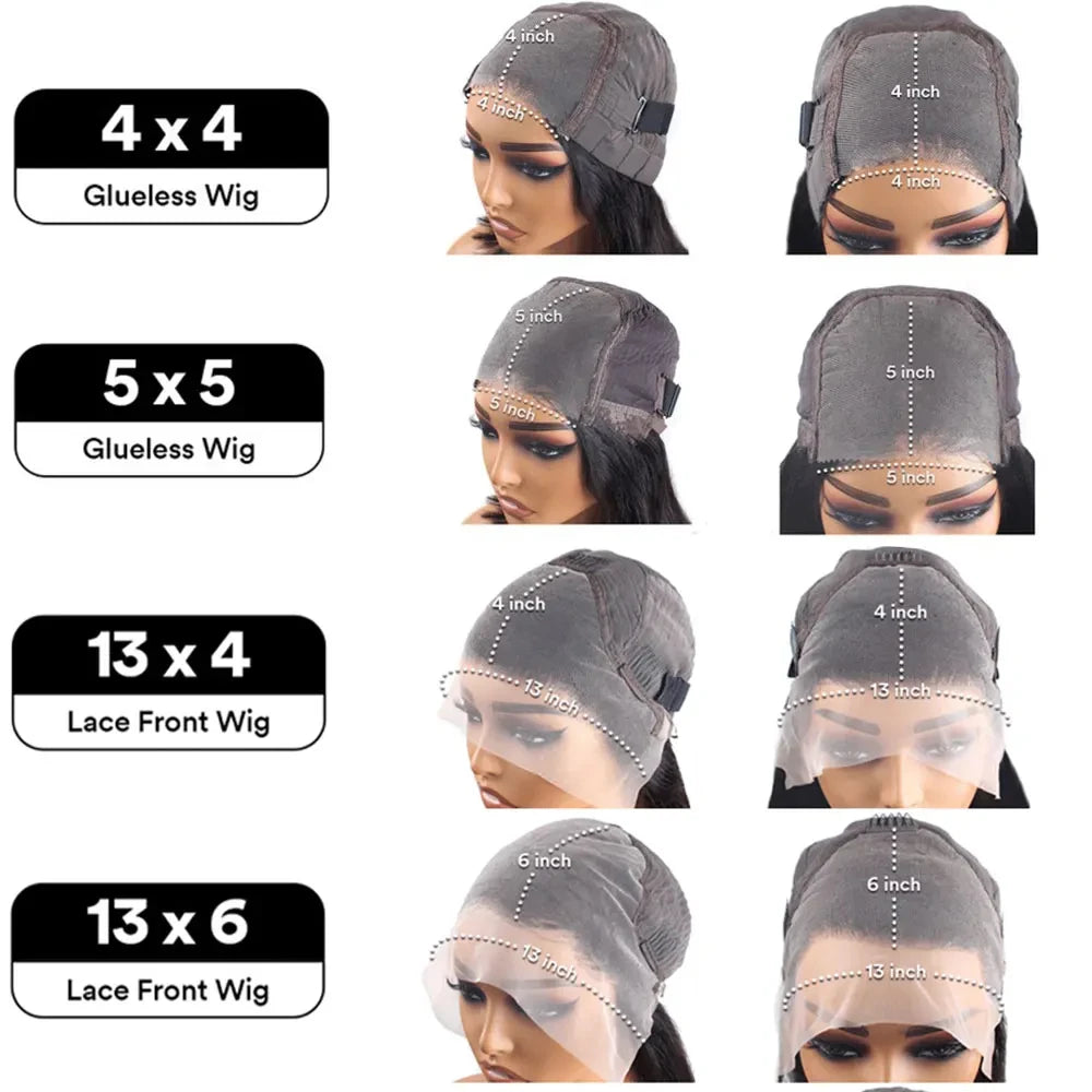 30 40 Inch 13x4 13x6 HD Transparent Bone Straight Lace Front Wigs 4x4 5x5 Glueless Wigs Human Hair For Black Women Brazilian