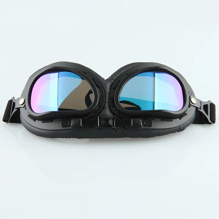 POSSBAY Safety Windproof Motorcycle Glasses Retro Motocross Goggles Eye Protection Cycling Outdoor Dirt Bike Riding Sunglasses