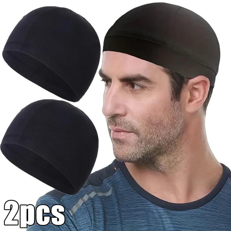 1/3pcs Motorcycle Helmet Inner Cap Hat Quick Dry Breathable Hat Racing Cap Under Helmet Beanie Cap Motocross Motor Helmet Hat