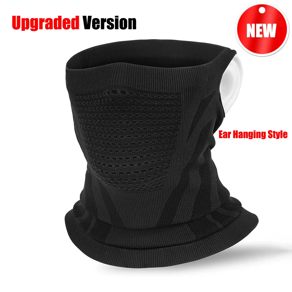 Winter Warm Skiing Mask Neck Unisex Elastic Breathable Cycling Mask Men's Women's Outdoor Sports Running Masks Motorcycle Mask