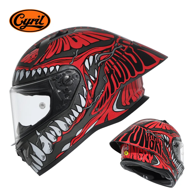 Retro Full Face Motorcycle Helmet Motocross Lightweight Helmets with Magnetic Visors DOT Approved Helmet For Men Women