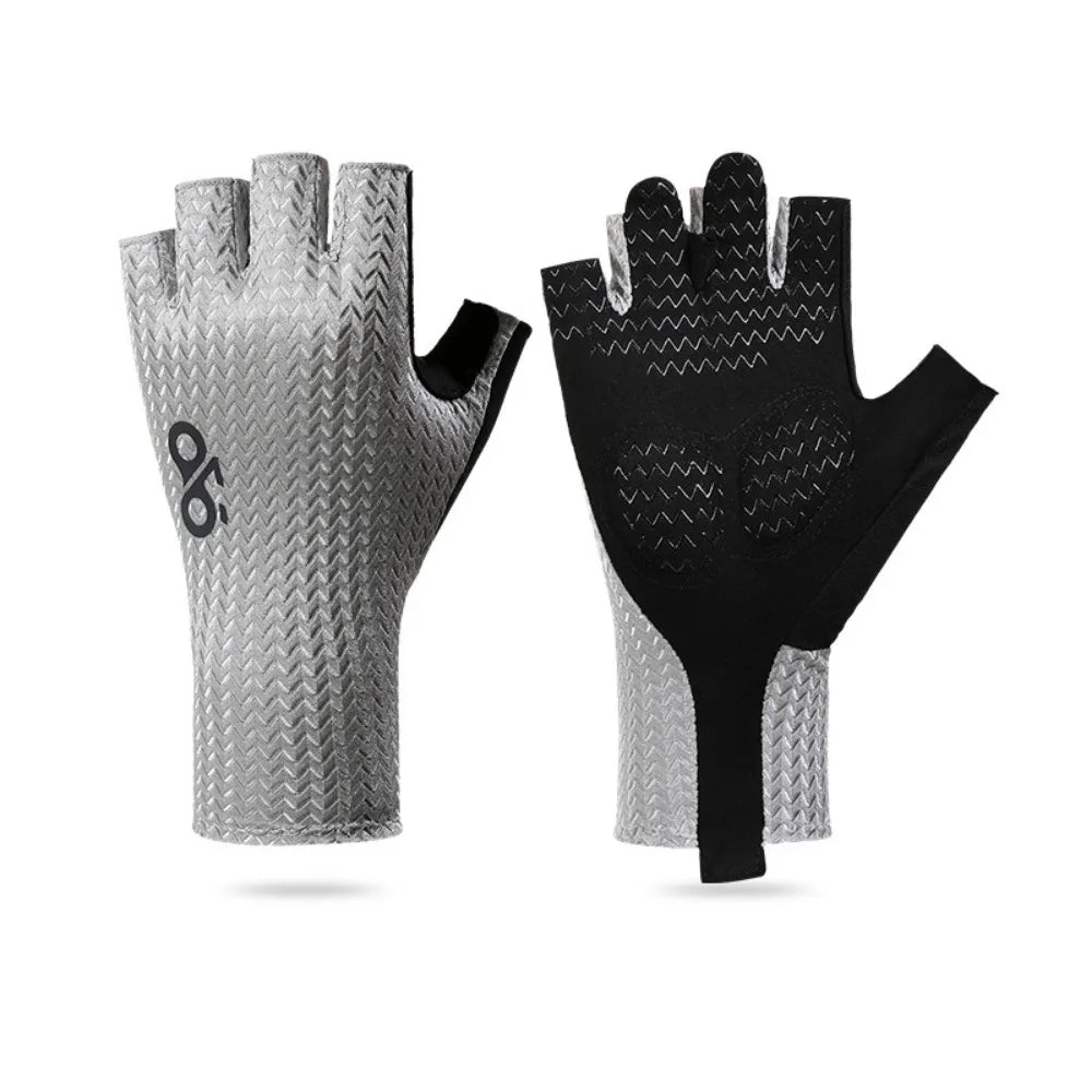 Wear-Resistant Motorcycle Gloves Vintage Goatskin Leather Racing Finger Mittens Anti-Slip Fingerless Men'S Fingerless Gloves