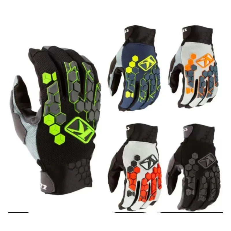Off Road Motorcycle Riding Gloves Full Finger Anti Wear Breathable Gear For Outdoor Downhill Cycling Motorbike Sports Protection