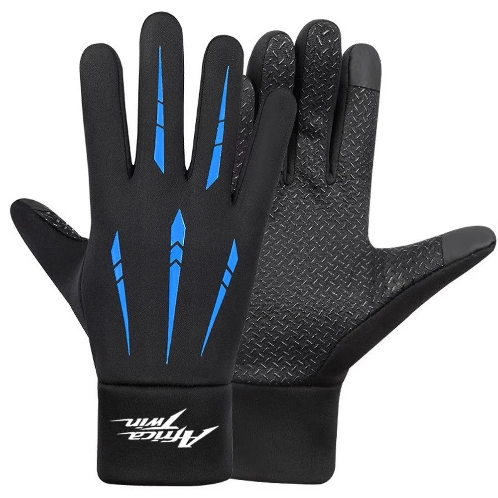 Motorcycle windproof, waterproof, warm riding equipment, full finger touchscreen gloves   For Honda CRF1100L CRF 1100 L