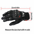 Motorcycle gloves for summer riding with touch-sensitive mesh, hard knuckle protection, full-hand design, suitable for off-road