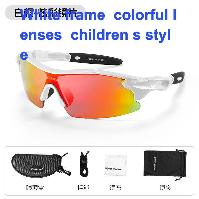 West Rider Unisex Polarized Color Changing Riding Glasses Windproof Outdoor Sports Motorcycle Running Goggles for Men And Women