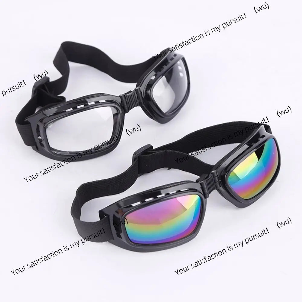 Sports Goggles Windproof Cycling Glasses Foldable Vintage Snowboard Goggles Multifunctional Adjustable Motorcycle Glasses Riding
