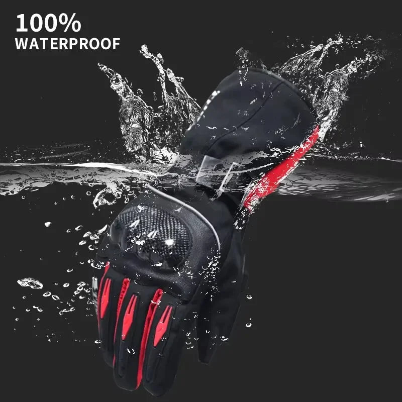 HVA Motorcycle Gloves Windproof Warm Anti-Slip Touch Screen Durable Men Motorbike Riding Motocross Gloves Guantes Moto Winter
